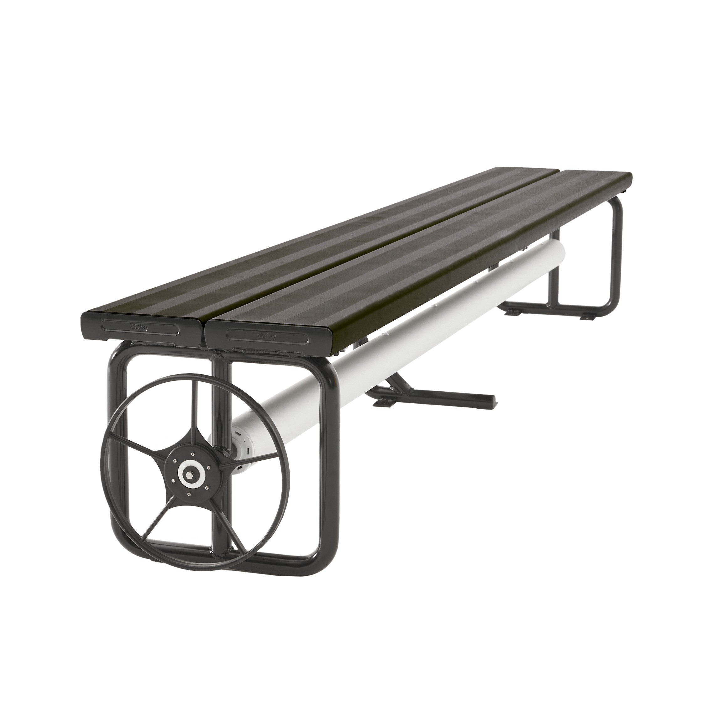 Daisy Under Bench Pool Rollers Daisy Under Bench Pool Rollers